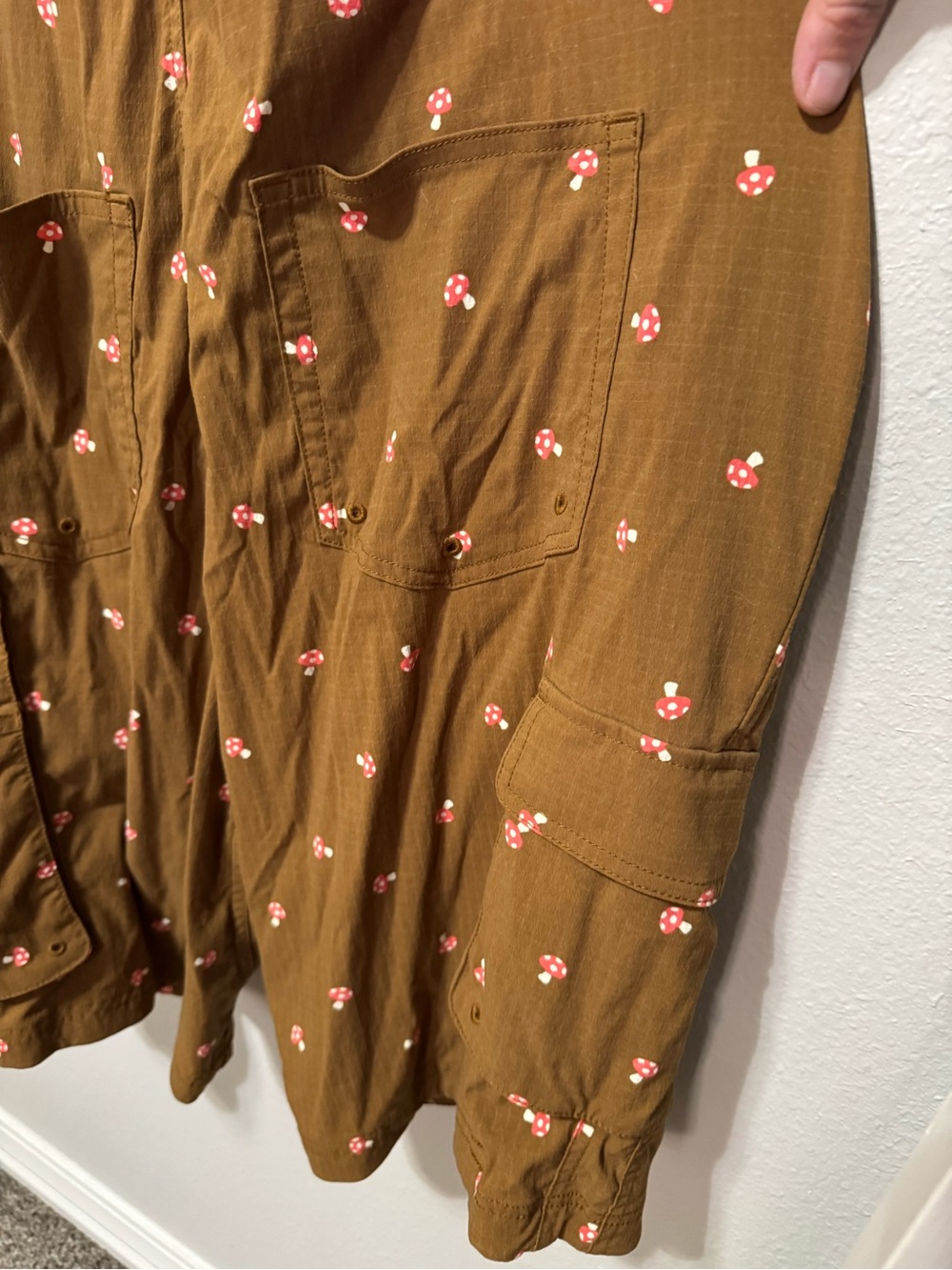 Duluth Women’s Brown mushroom Overalls Jumpsuit - Picture 4 of 7